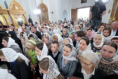 900 лет веры. Праздничные торжества проходят в Спасо-Евфросиниевском монастыре в Полоцке