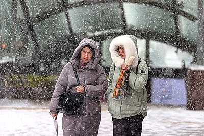 Снегопад в Минске