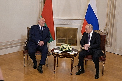Лукашенко и Путин провели встречу в Санкт-Петербурге