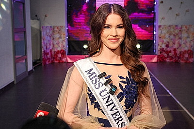 Белорусская красавица Алена Кучерук готовится к конкурсу \"Мисс Вселенная\"