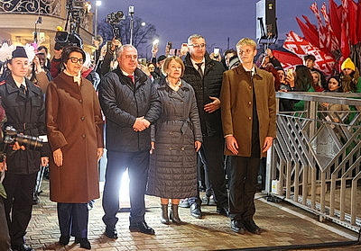 В Гомеле открыли обновленный пешеходный мост через Сож