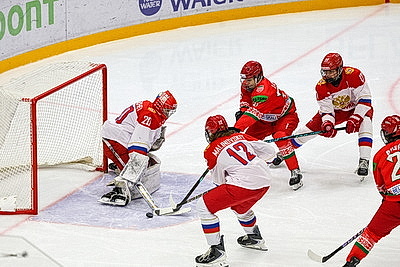 Юниорская сборная Беларуси по хоккею выиграла турнир в формате 3х3 в Минске