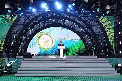 Лукашенко на празднике \"Купалье\": белорусы - нация с древней историей