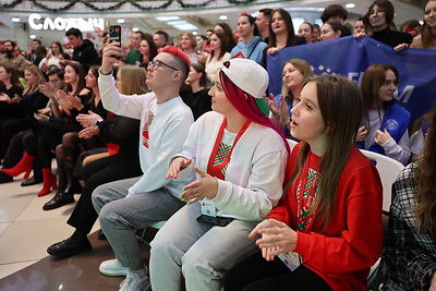 В Минске на \"Марафоне единства\" состоялся караоке-батл \"Код ДНК\"