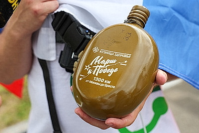 Совместный белорусско-российский \"Марш Победы\" прибыл в Дубровенский район