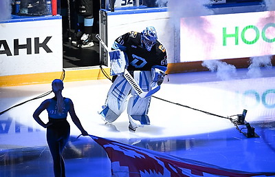 Хоккеисты минского \"Динамо\" отправили шесть безответных шайб в ворота \"Спартака\"
