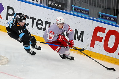 Хоккеисты минского \"Динамо\" отправили шесть безответных шайб в ворота \"Спартака\"