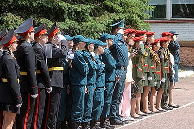 В Гомельском районе проходит областной слет юных спасателей-пожарных