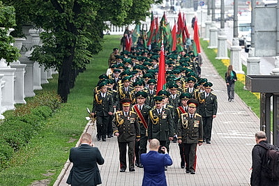 Жизнь - за защиту границы. В Минске почтили память пограничников, погибших в годы ВОВ