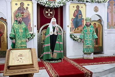 900 лет веры. Праздничные торжества проходят в Спасо-Евфросиниевском монастыре в Полоцке