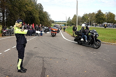 Мотопарад H.O.G. Rally Minsk стартовал от Кургана Славы в праздничный Минск