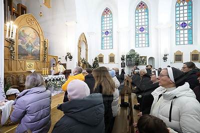 Рождественские службы проходят в католических храмах