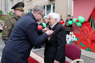 Ветеранов войны поздравили в Гродно