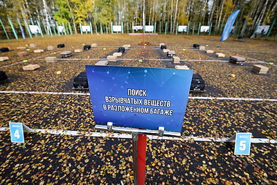 В Беларуси проходит чемпионат по служебному многоборью кинологов