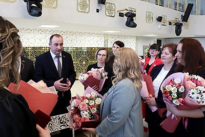 Торжественный прием женщин к 8 Марта прошел в Могилеве