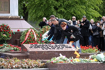 Парад, шествие \"Беларусь помнит\". Гродно празднует День Победы