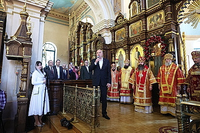 Крестный ход и божественная литургия в честь 125-летия Гродненской епархии прошли в Гродно