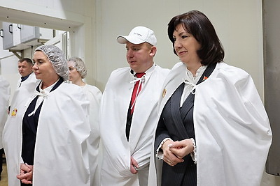 Развитие регионов, экономика. Кочанова встретилась с коллективом Верхнедвинского маслосырзавода