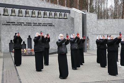 На мемориале \"Ола\" почтили память невинных жертв войны