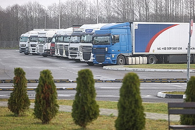 В пунктах размещения на границе с Литвой организованы все необходимые условия для комфортного ожидания водителей