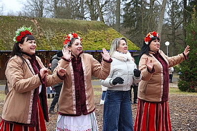 Возвращение Снегурочки большим праздником отметили в Беловежской пуще