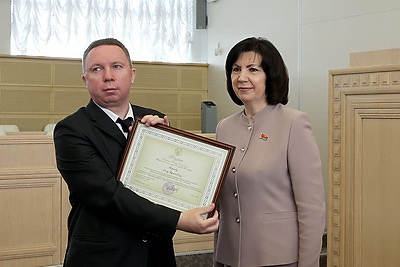 В Совете Республики состоялась церемония вручения наград представителям СМИ