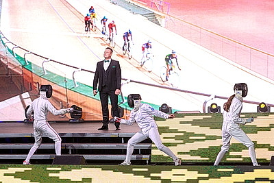 В столичном Дворце спорта проходит праздничное мероприятие к 100-летию спортивной отрасли