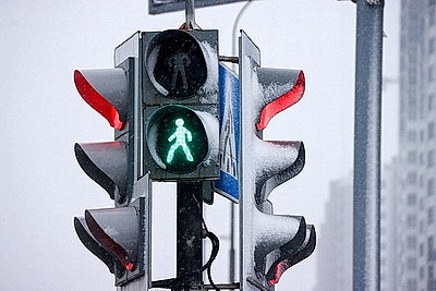 Заснеженный Минск в последние выходные уходящего года