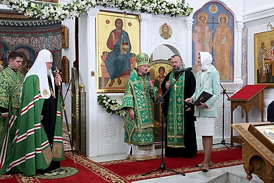 900 лет веры. Праздничные торжества проходят в Спасо-Евфросиниевском монастыре в Полоцке