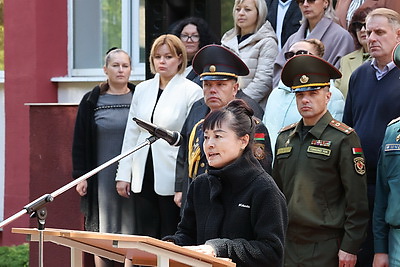 Мемориальную доску в честь Героя Советского Союза Евгения Николаенко открыли в Могилеве