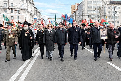 \"Шествие поколений\", военный парад, интерактивные площадки. В Витебске отмечают День Победы