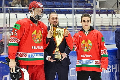 Юниорская сборная Беларуси по хоккею выиграла турнир в формате 3х3 в Минске