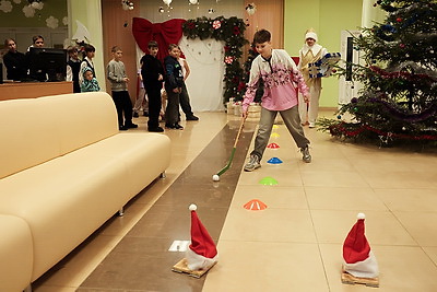 В Глуске открылась усадьба Деда Мороза