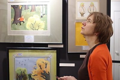 Кукла Чебурашки и эскизы \"Снежной королевы\". В Минске открылась выставка к 105-летию Леонида Шварцмана