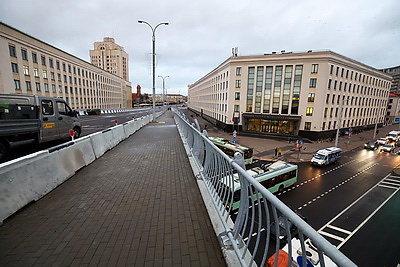 Движение по путепроводу между ул.Московской и пр.Независимости откроют в ночь на 1 ноября