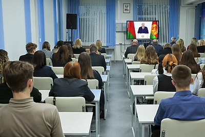 Прямую трансляцию Послания Президента на ВНС смотрят в регионах Беларуси