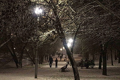 Настоящая зима пришла в Беларусь