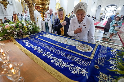 Праздничным шествием в Витебске отметили Успение Пресвятой Богородицы