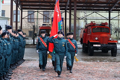 Молодые сотрудники МЧС принесли присягу в Могилеве