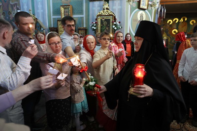 Благодатный огонь доставили в Гродно