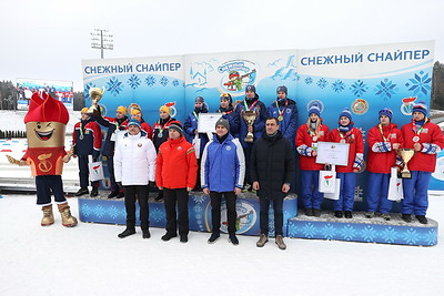 Смешанные эстафеты завершили программу \"Снежного снайпера\" в \"Раубичах\"