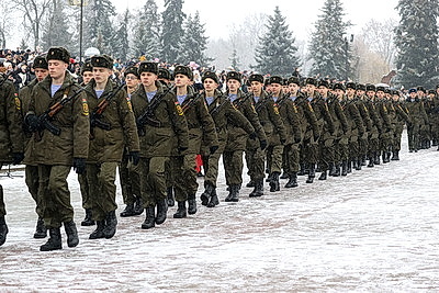 В Брестской крепости приняли присягу более 1,1 тыс. новобранцев