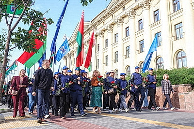 Фестиваль профессий. В центре Минска состоялось шествие студентов и учащихся