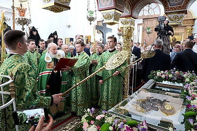 900 лет веры. Праздничные торжества проходят в Спасо-Евфросиниевском монастыре в Полоцке