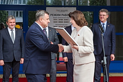 Компактный и современный. Новый ФОК открыли в Минске