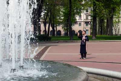 Сезон фонтанов открылся в Минске