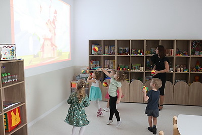 В новом жилом комплексе \"Северный Берег\" открылся первый детский сад