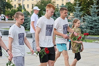 Белорусско-российский \"Марш Победы\" прибыл в Минск