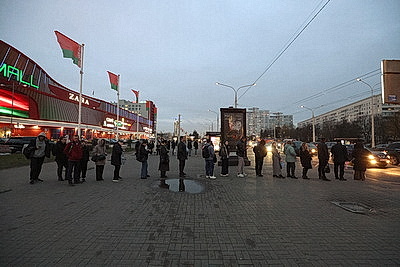 Очереди на маршрутки в сторону Логойска и Смолевичей