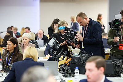 В рамках второго заседания VII ВНС во Дворце Республики организована работа пресс-центра